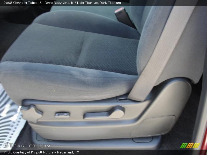 Deep Ruby Metallic / Light Titanium/Dark Titanium 2008 Chevrolet Tahoe LS