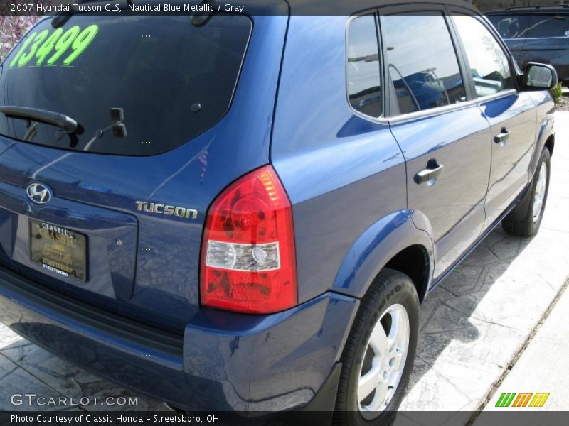 Nautical Blue Metallic / Gray 2007 Hyundai Tucson GLS