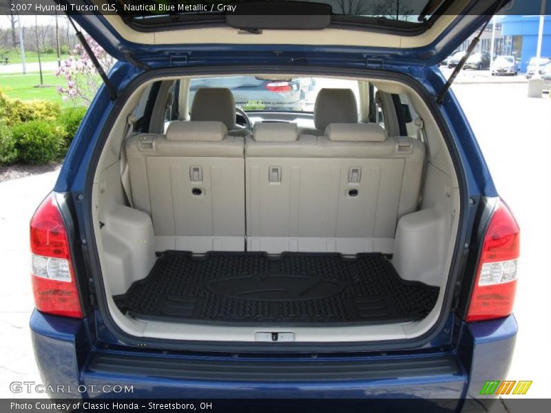 Nautical Blue Metallic / Gray 2007 Hyundai Tucson GLS