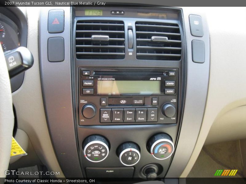 Nautical Blue Metallic / Gray 2007 Hyundai Tucson GLS