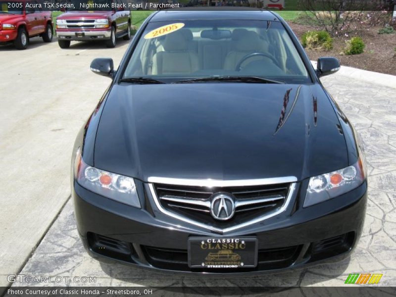 Nighthawk Black Pearl / Parchment 2005 Acura TSX Sedan