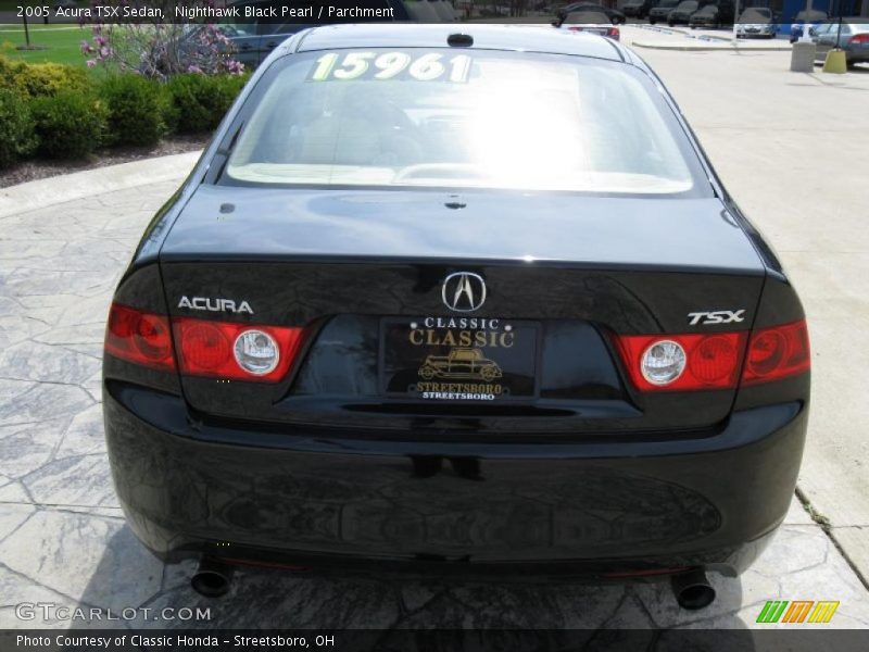 Nighthawk Black Pearl / Parchment 2005 Acura TSX Sedan