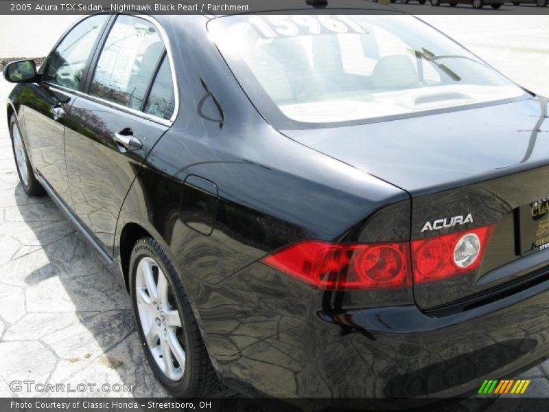 Nighthawk Black Pearl / Parchment 2005 Acura TSX Sedan