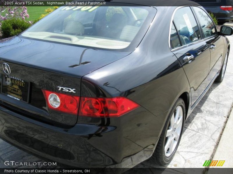 Nighthawk Black Pearl / Parchment 2005 Acura TSX Sedan