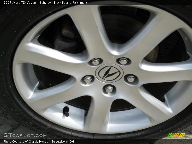 Nighthawk Black Pearl / Parchment 2005 Acura TSX Sedan