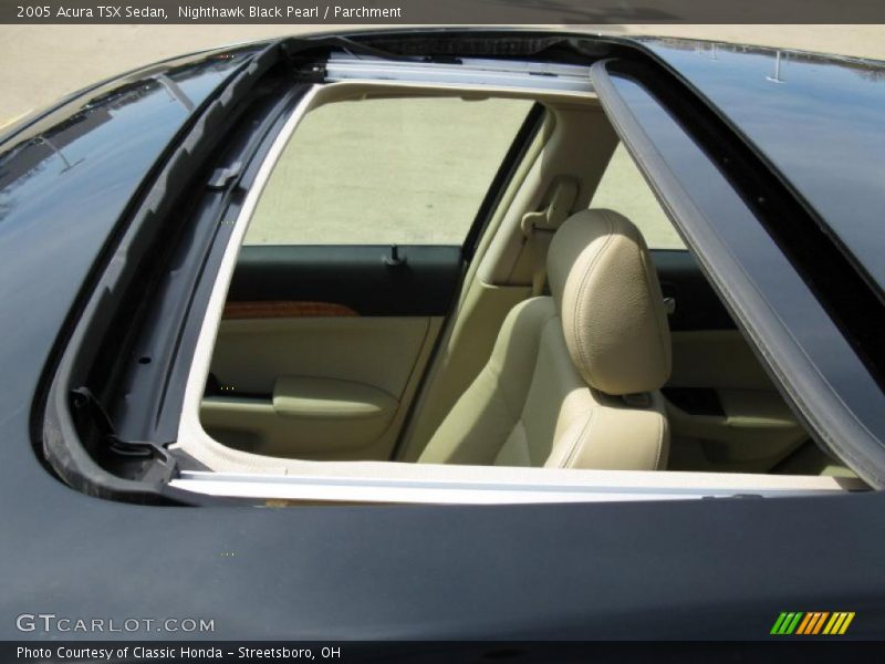 Nighthawk Black Pearl / Parchment 2005 Acura TSX Sedan
