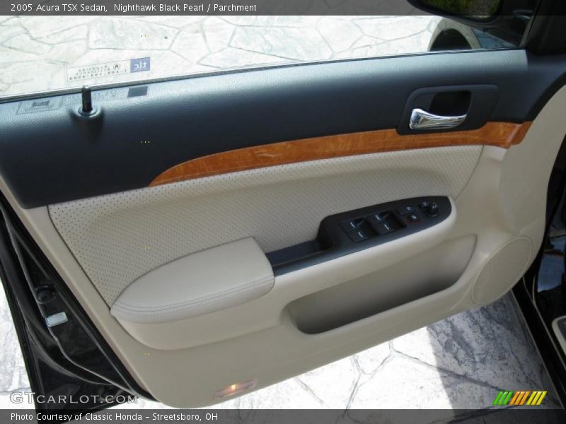 Nighthawk Black Pearl / Parchment 2005 Acura TSX Sedan
