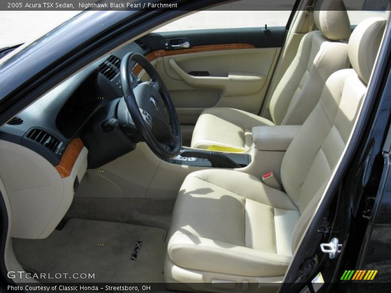 Nighthawk Black Pearl / Parchment 2005 Acura TSX Sedan
