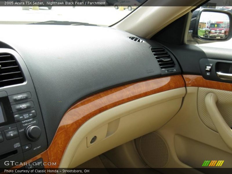 Nighthawk Black Pearl / Parchment 2005 Acura TSX Sedan