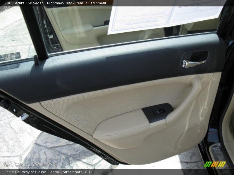 Nighthawk Black Pearl / Parchment 2005 Acura TSX Sedan