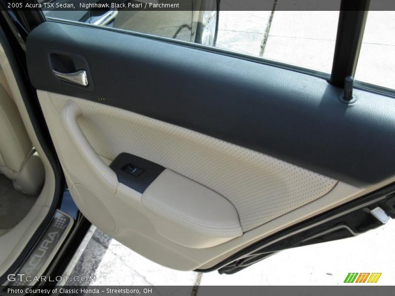 Nighthawk Black Pearl / Parchment 2005 Acura TSX Sedan