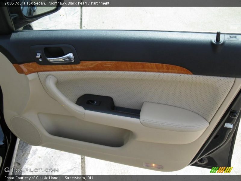 Nighthawk Black Pearl / Parchment 2005 Acura TSX Sedan