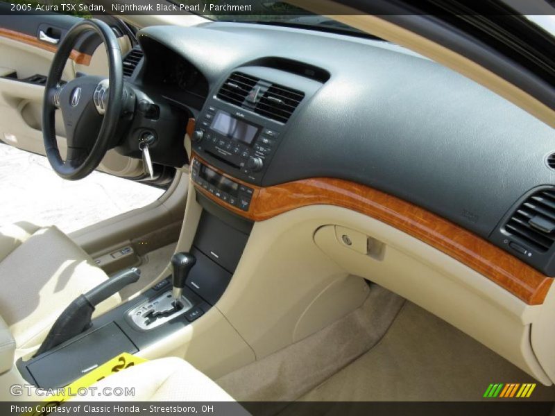 Nighthawk Black Pearl / Parchment 2005 Acura TSX Sedan