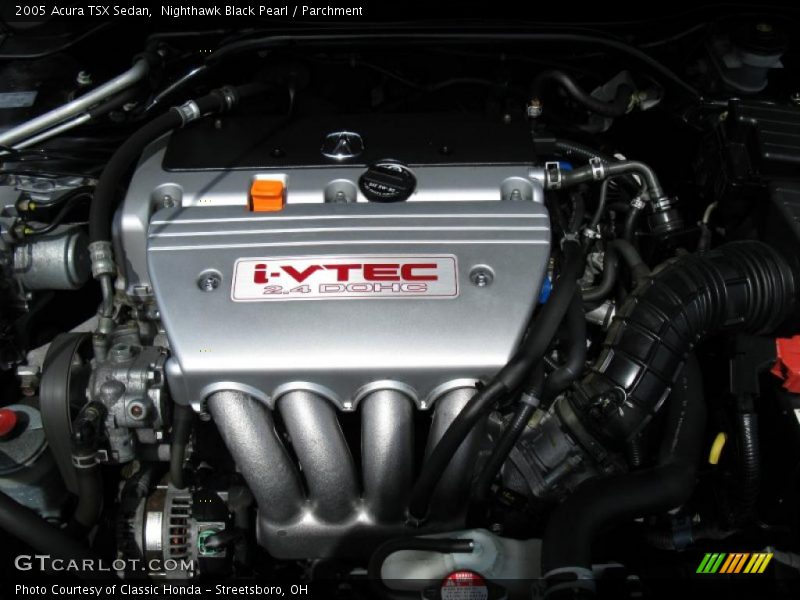 Nighthawk Black Pearl / Parchment 2005 Acura TSX Sedan