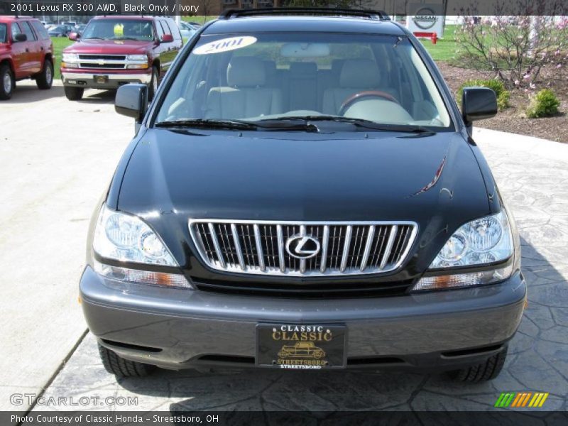 Black Onyx / Ivory 2001 Lexus RX 300 AWD