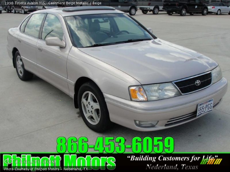 Cashmere Beige Metallic / Beige 1998 Toyota Avalon XLS
