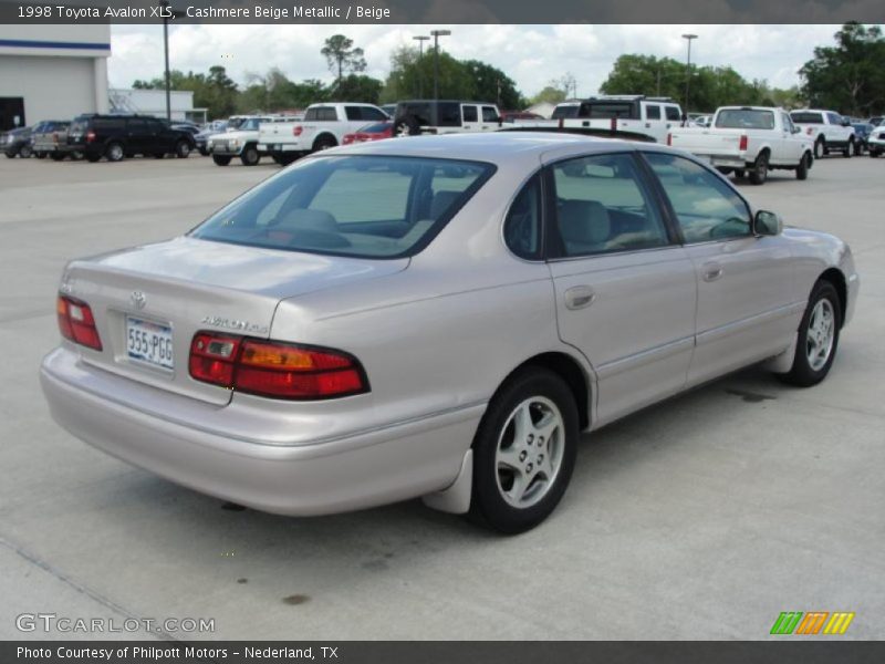 Cashmere Beige Metallic / Beige 1998 Toyota Avalon XLS