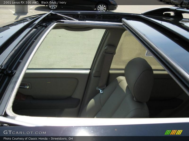 Black Onyx / Ivory 2001 Lexus RX 300 AWD