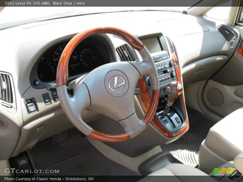Black Onyx / Ivory 2001 Lexus RX 300 AWD