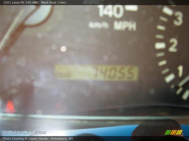 Black Onyx / Ivory 2001 Lexus RX 300 AWD