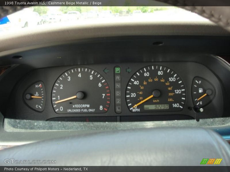 Cashmere Beige Metallic / Beige 1998 Toyota Avalon XLS