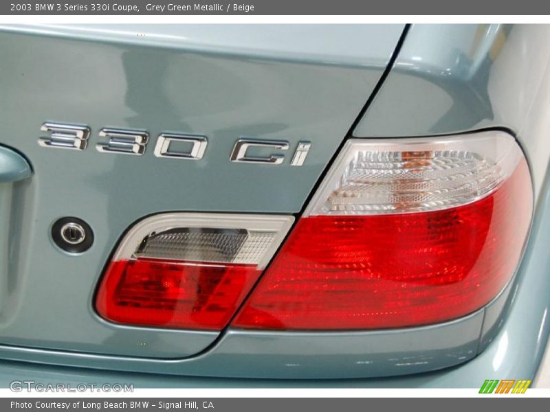 Grey Green Metallic / Beige 2003 BMW 3 Series 330i Coupe