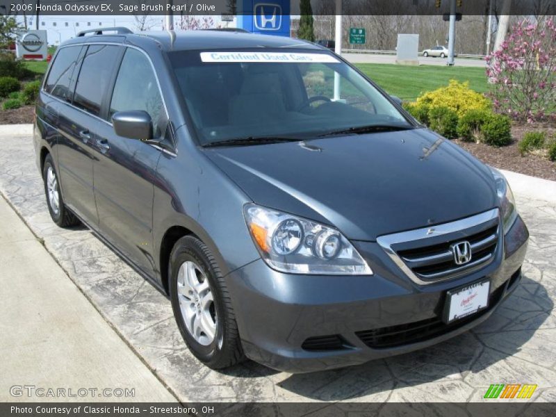 Sage Brush Pearl / Olive 2006 Honda Odyssey EX