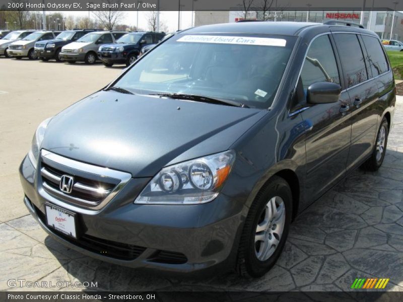 Sage Brush Pearl / Olive 2006 Honda Odyssey EX