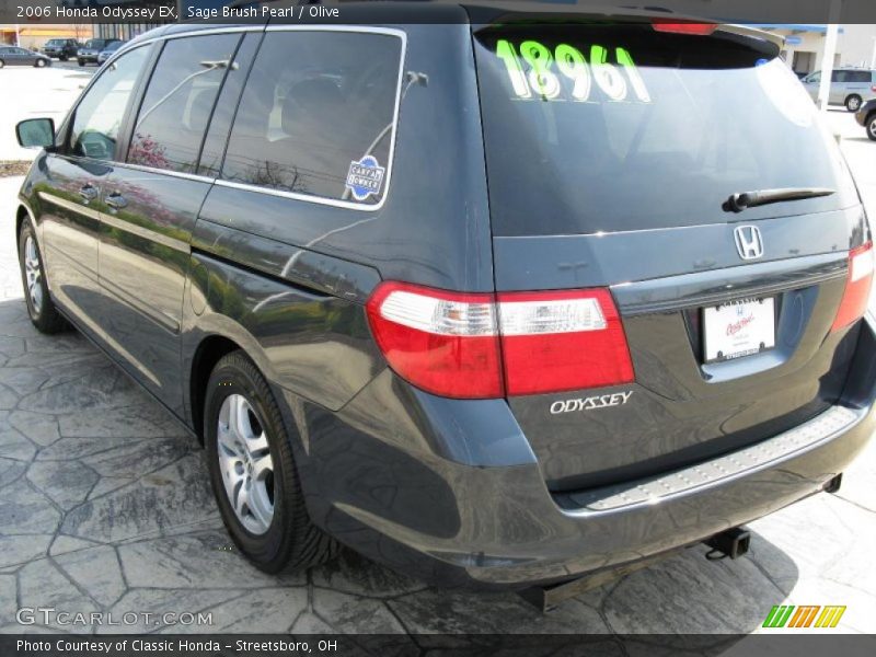 Sage Brush Pearl / Olive 2006 Honda Odyssey EX