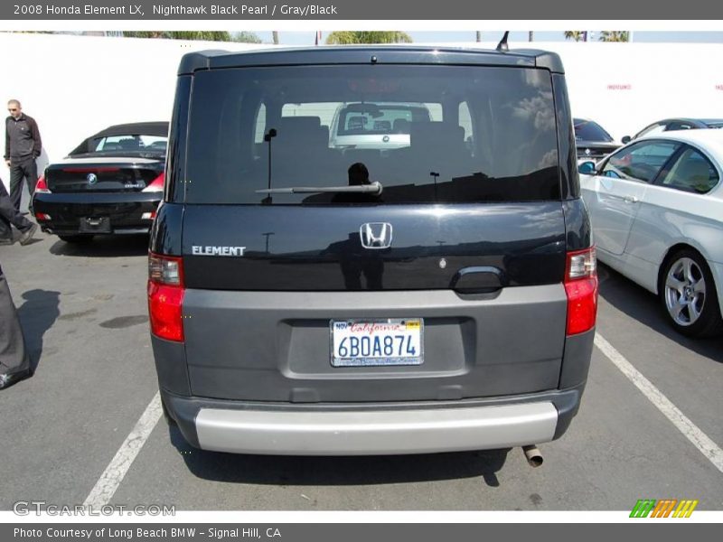 Nighthawk Black Pearl / Gray/Black 2008 Honda Element LX