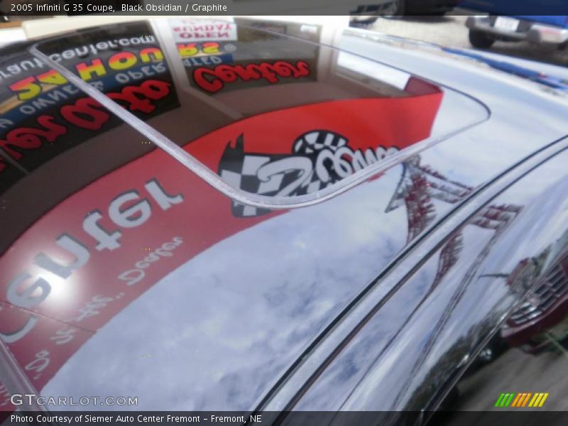 Black Obsidian / Graphite 2005 Infiniti G 35 Coupe