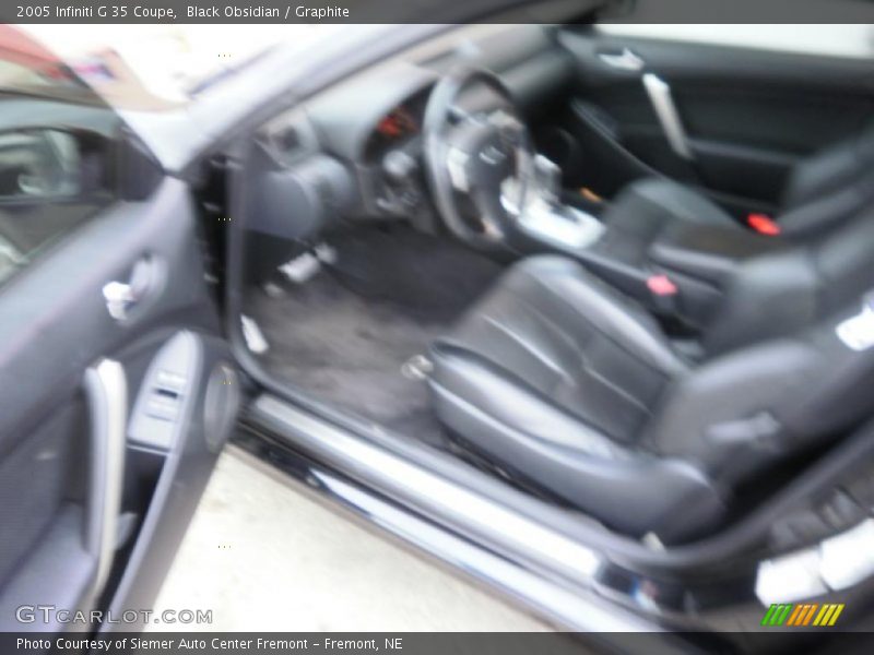 Black Obsidian / Graphite 2005 Infiniti G 35 Coupe