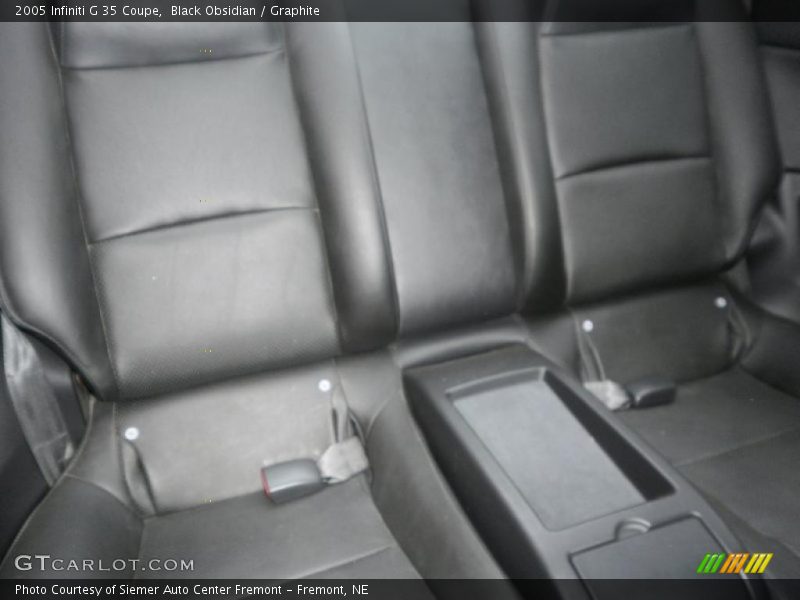 Black Obsidian / Graphite 2005 Infiniti G 35 Coupe