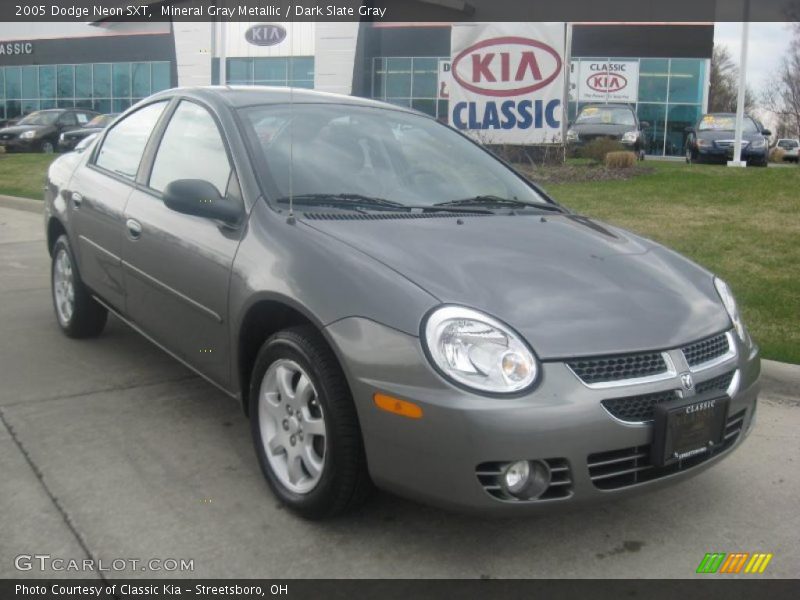 Mineral Gray Metallic / Dark Slate Gray 2005 Dodge Neon SXT