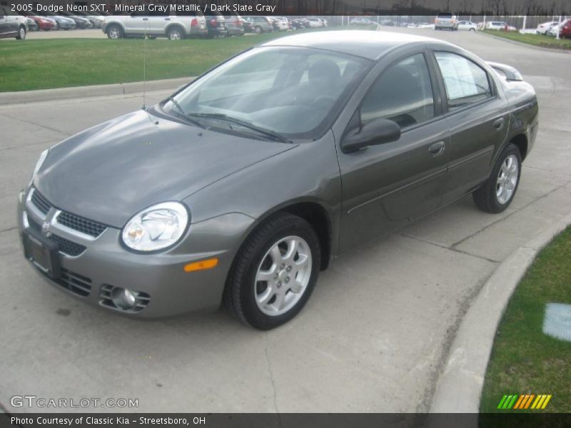Mineral Gray Metallic / Dark Slate Gray 2005 Dodge Neon SXT
