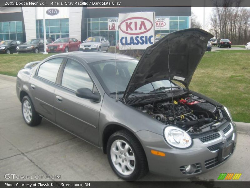 Mineral Gray Metallic / Dark Slate Gray 2005 Dodge Neon SXT