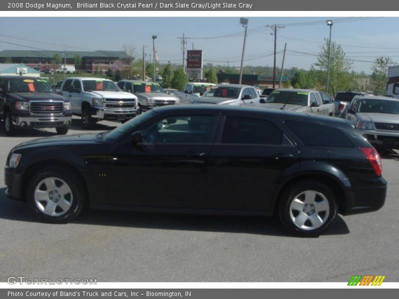 Brilliant Black Crystal Pearl / Dark Slate Gray/Light Slate Gray 2008 Dodge Magnum