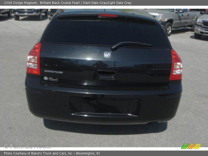 Brilliant Black Crystal Pearl / Dark Slate Gray/Light Slate Gray 2008 Dodge Magnum