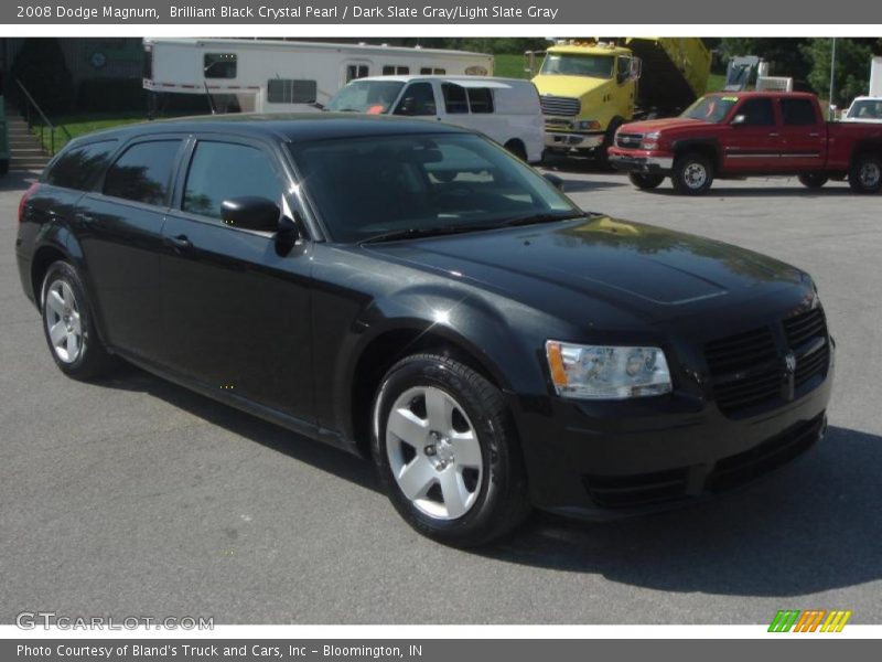 Brilliant Black Crystal Pearl / Dark Slate Gray/Light Slate Gray 2008 Dodge Magnum