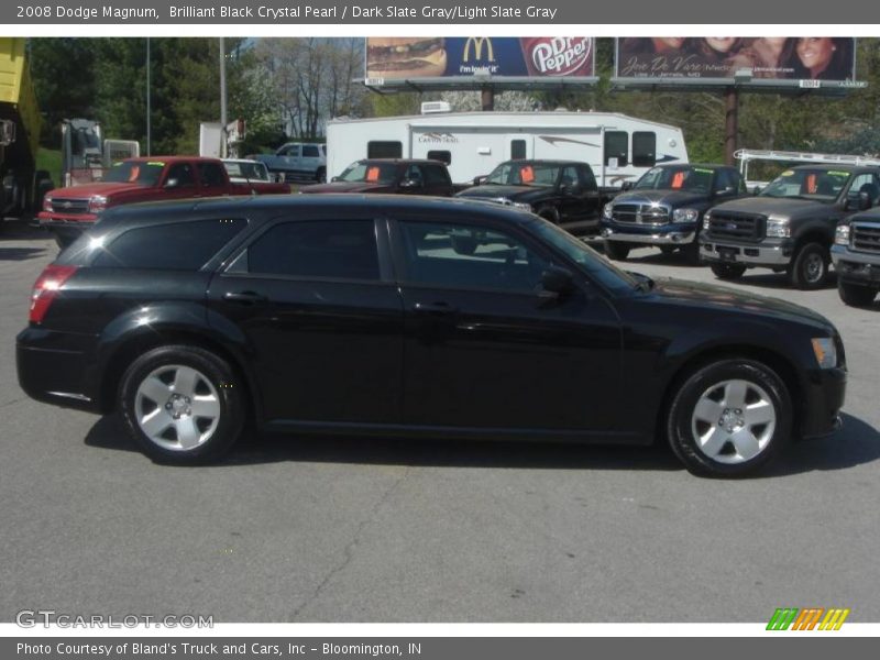 Brilliant Black Crystal Pearl / Dark Slate Gray/Light Slate Gray 2008 Dodge Magnum