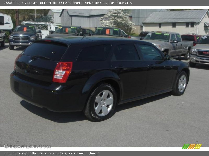 Brilliant Black Crystal Pearl / Dark Slate Gray/Light Slate Gray 2008 Dodge Magnum