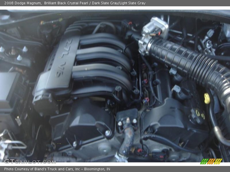 Brilliant Black Crystal Pearl / Dark Slate Gray/Light Slate Gray 2008 Dodge Magnum
