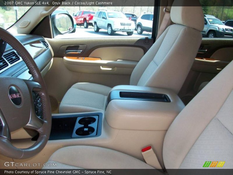 Onyx Black / Cocoa/Light Cashmere 2007 GMC Yukon SLE 4x4