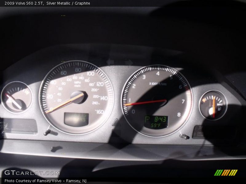 Silver Metallic / Graphite 2009 Volvo S60 2.5T