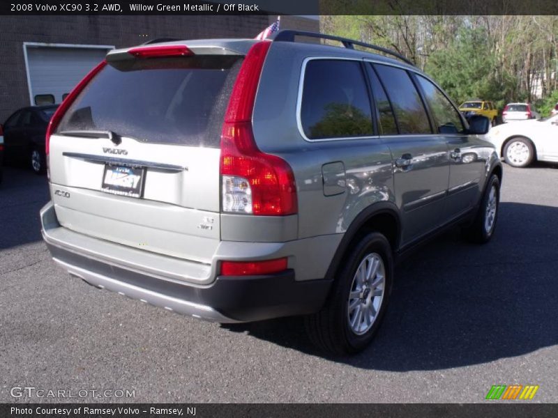 Willow Green Metallic / Off Black 2008 Volvo XC90 3.2 AWD