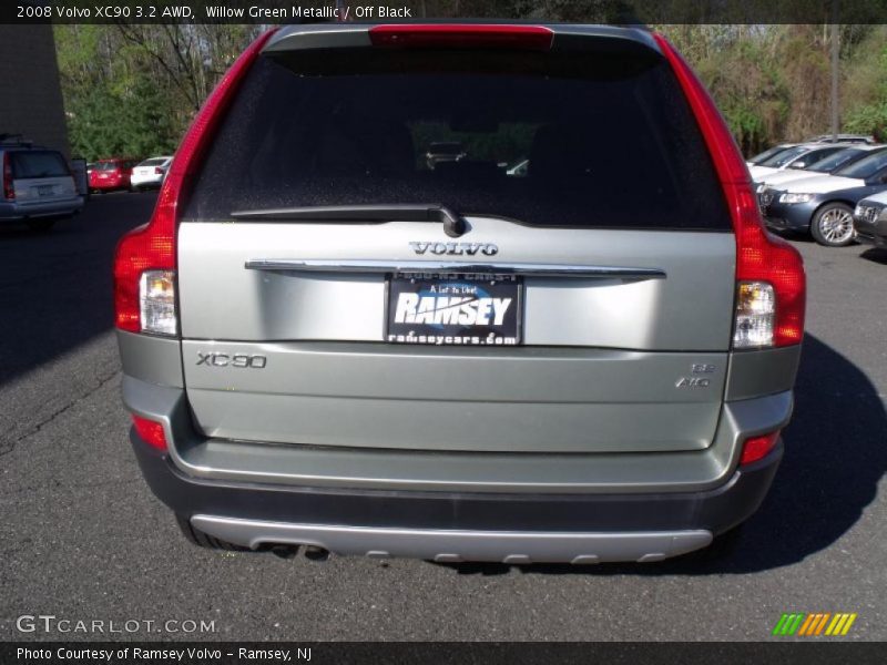 Willow Green Metallic / Off Black 2008 Volvo XC90 3.2 AWD