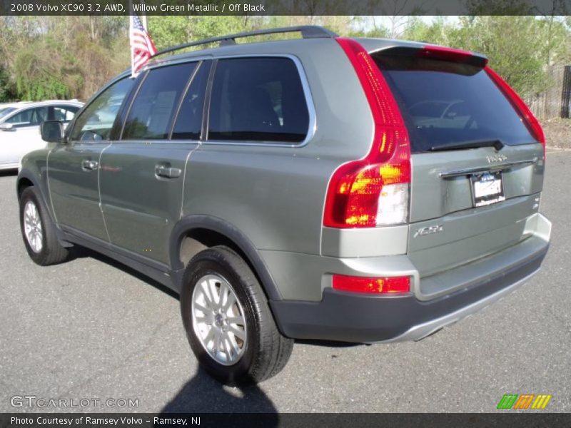 Willow Green Metallic / Off Black 2008 Volvo XC90 3.2 AWD