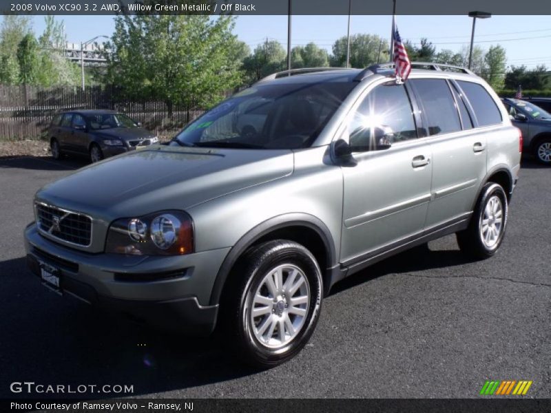 Willow Green Metallic / Off Black 2008 Volvo XC90 3.2 AWD