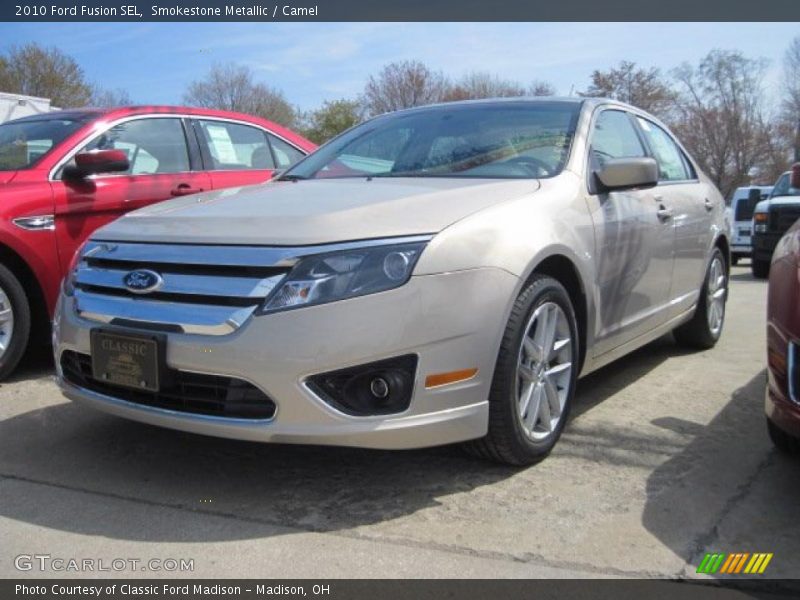 Smokestone Metallic / Camel 2010 Ford Fusion SEL