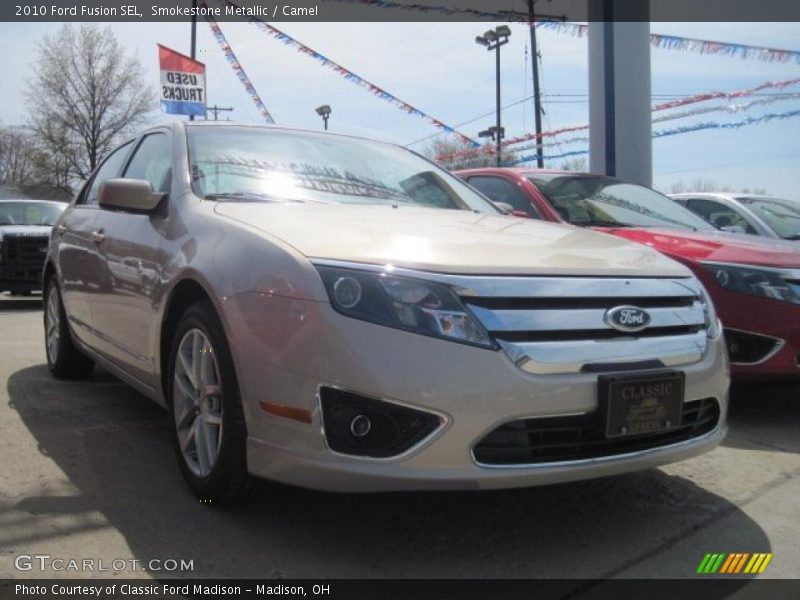 Smokestone Metallic / Camel 2010 Ford Fusion SEL